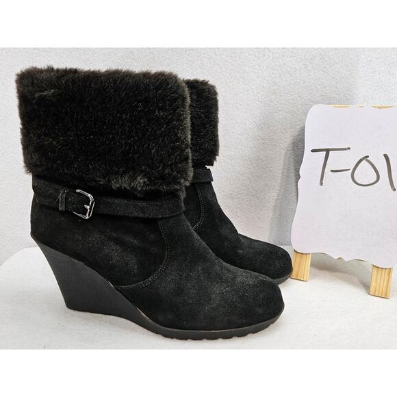 Bass wedge heeled boot, size 8.5 - Picture 1 of 7